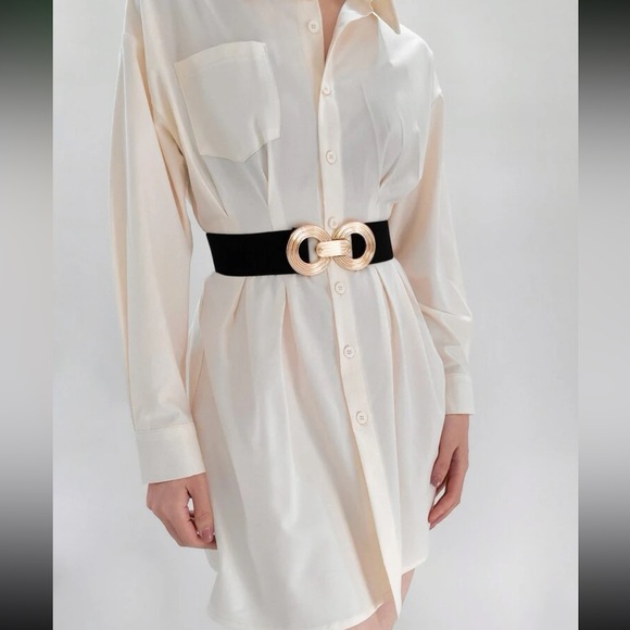 Boho elastic waist buckle belt - Picture 5 of 7